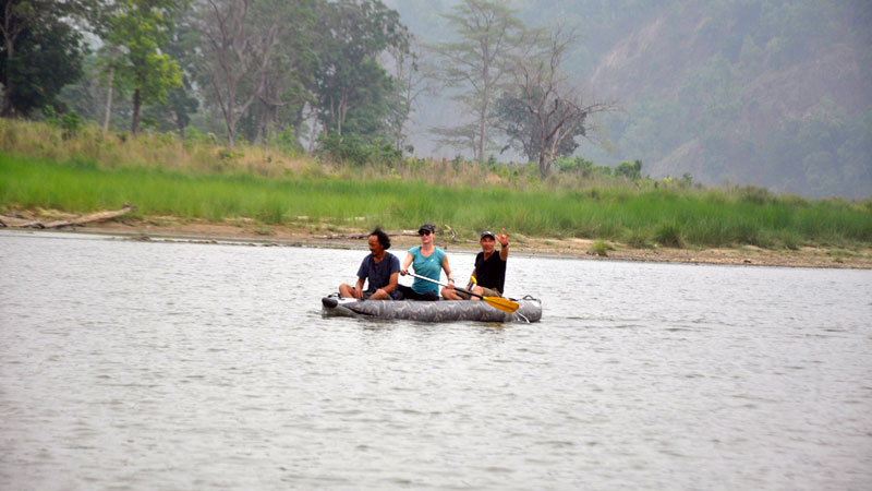 Rafting in karnalli